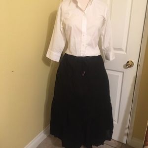 Bundle:Crinkle skirt with shirt.kirkland brand
